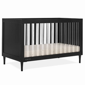 Bowie 4-in-1 Convertible Crib - Greenguard Gold Certified - Black
