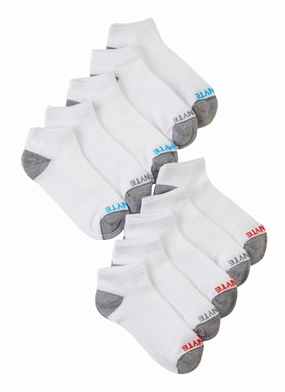 Boys 10 Pack Low Cut Ankle Socks