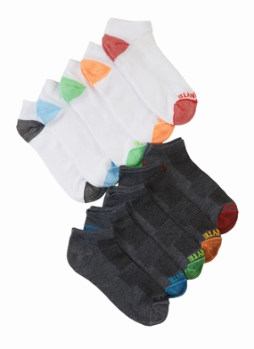 Boys 10 Pack Low Cut Ankle Socks