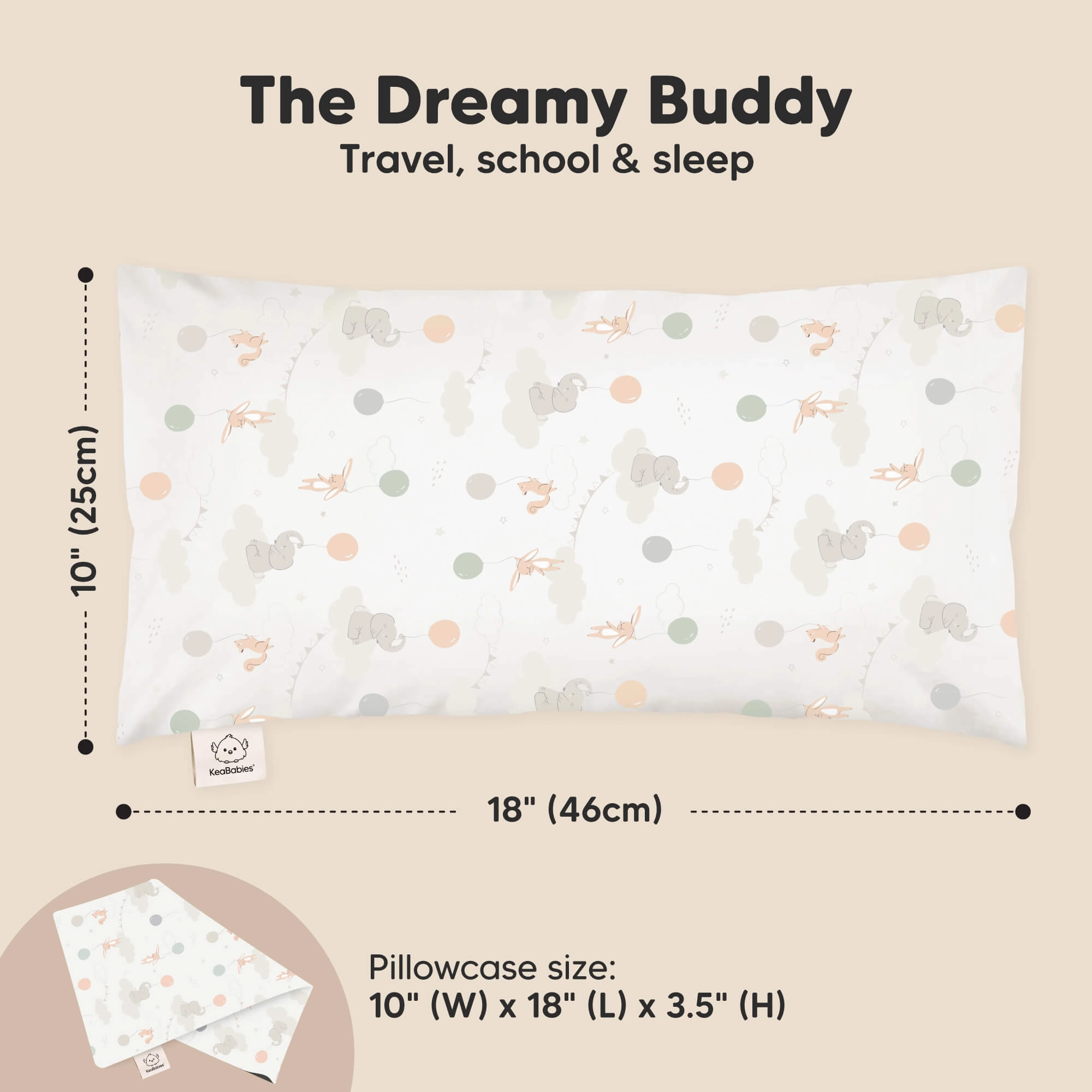 Buddy Toddler Pillow (Escapade)
