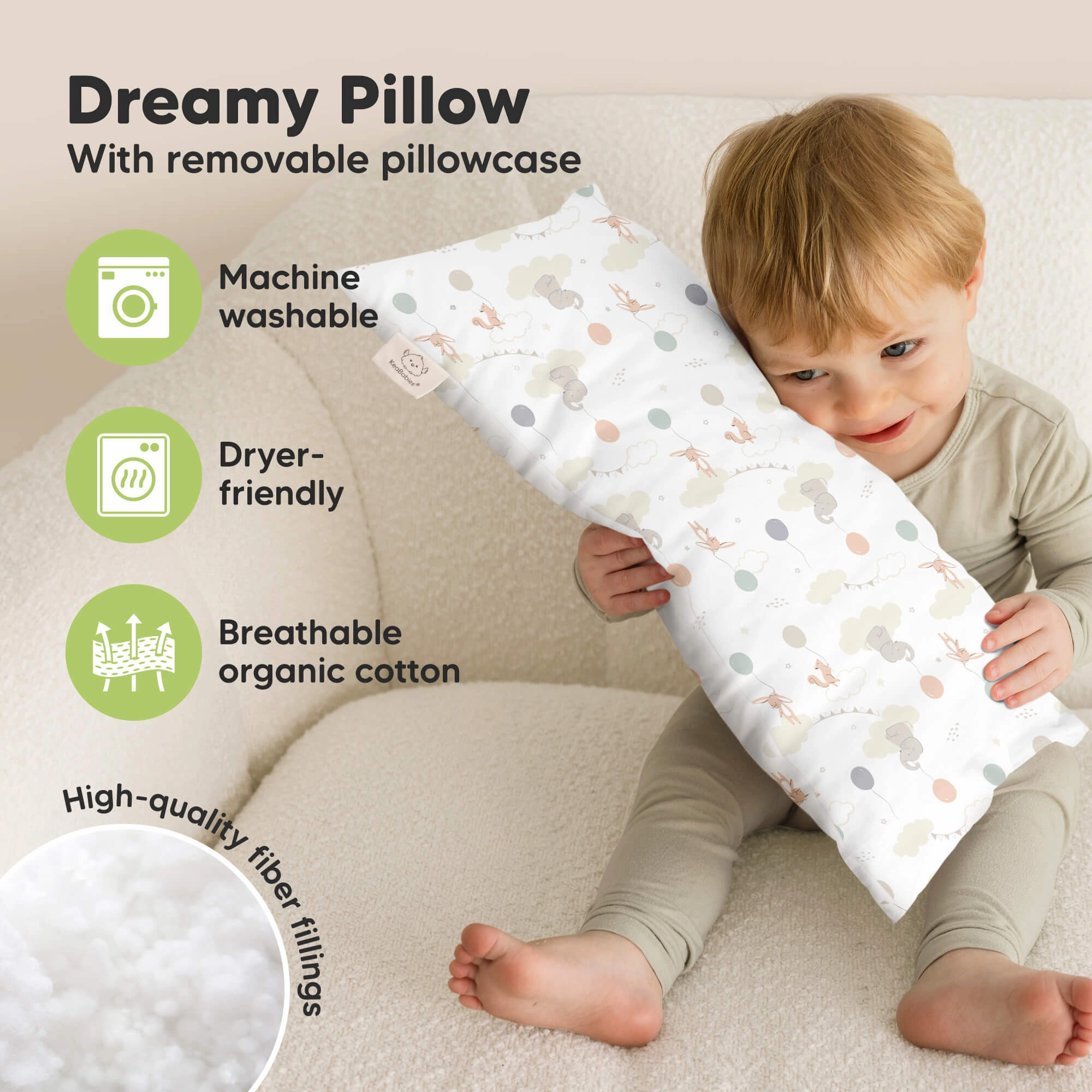 Buddy Toddler Pillow (Escapade)