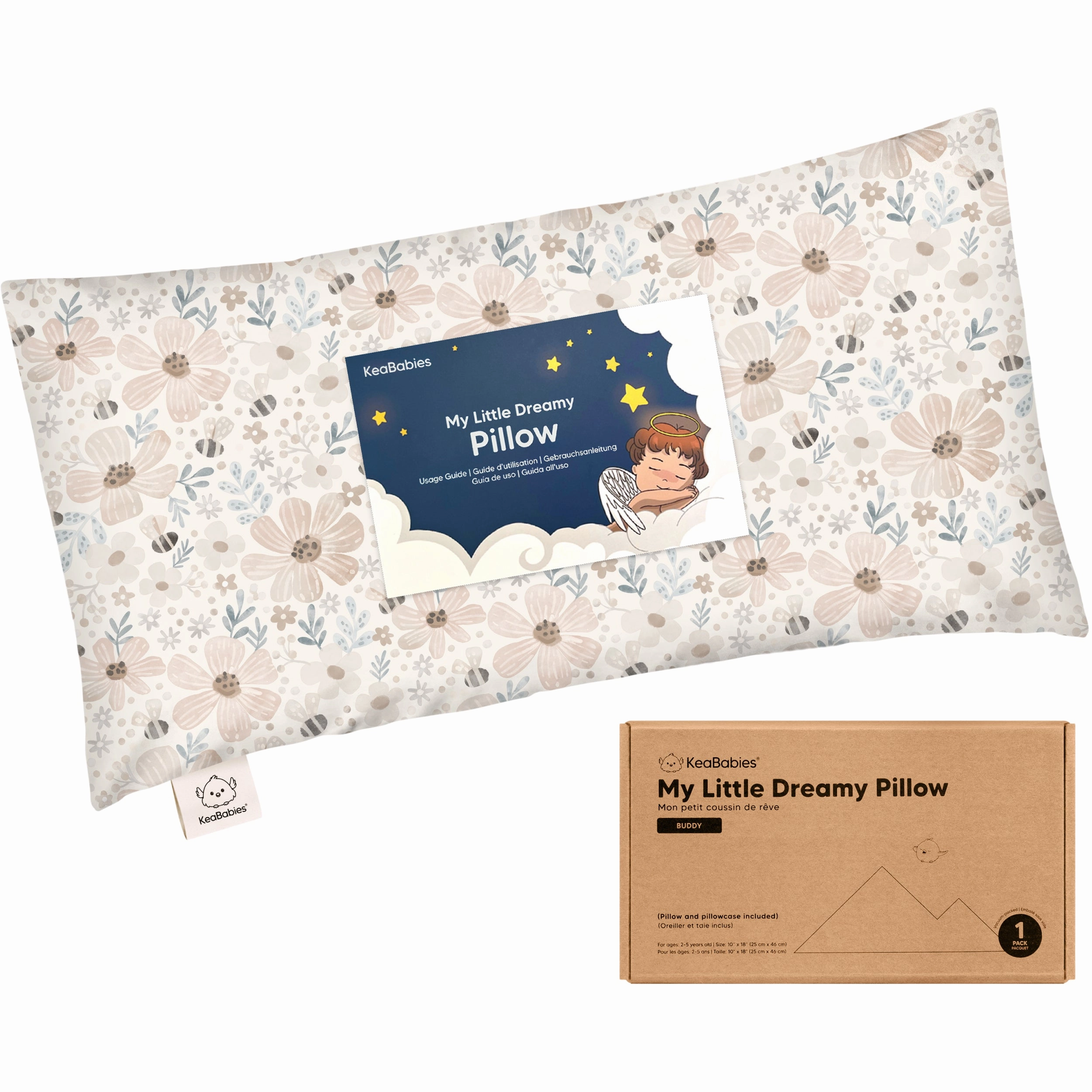 Buddy Toddler Pillow (Flora Vale)
