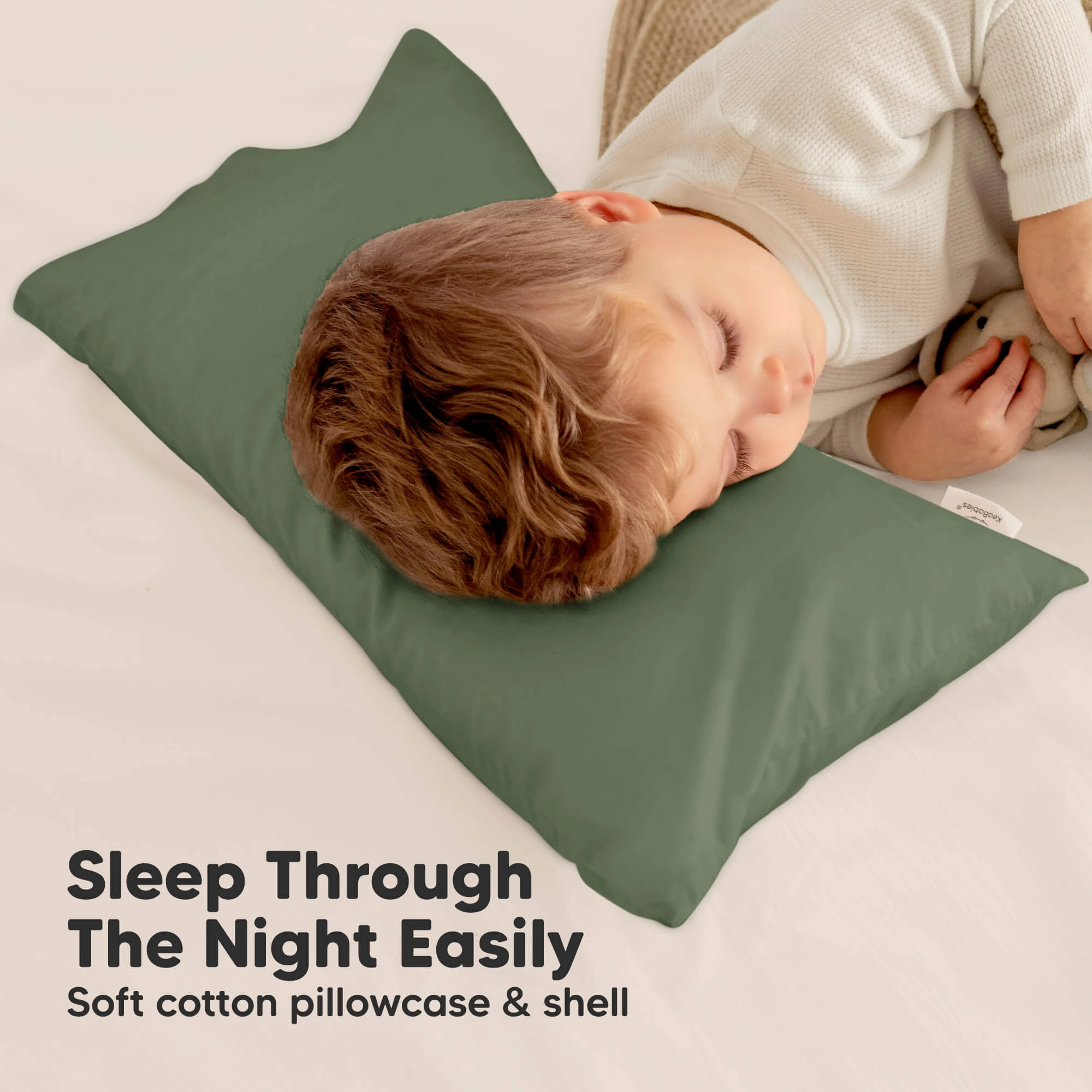 Buddy Toddler Pillow (Jungle Green)