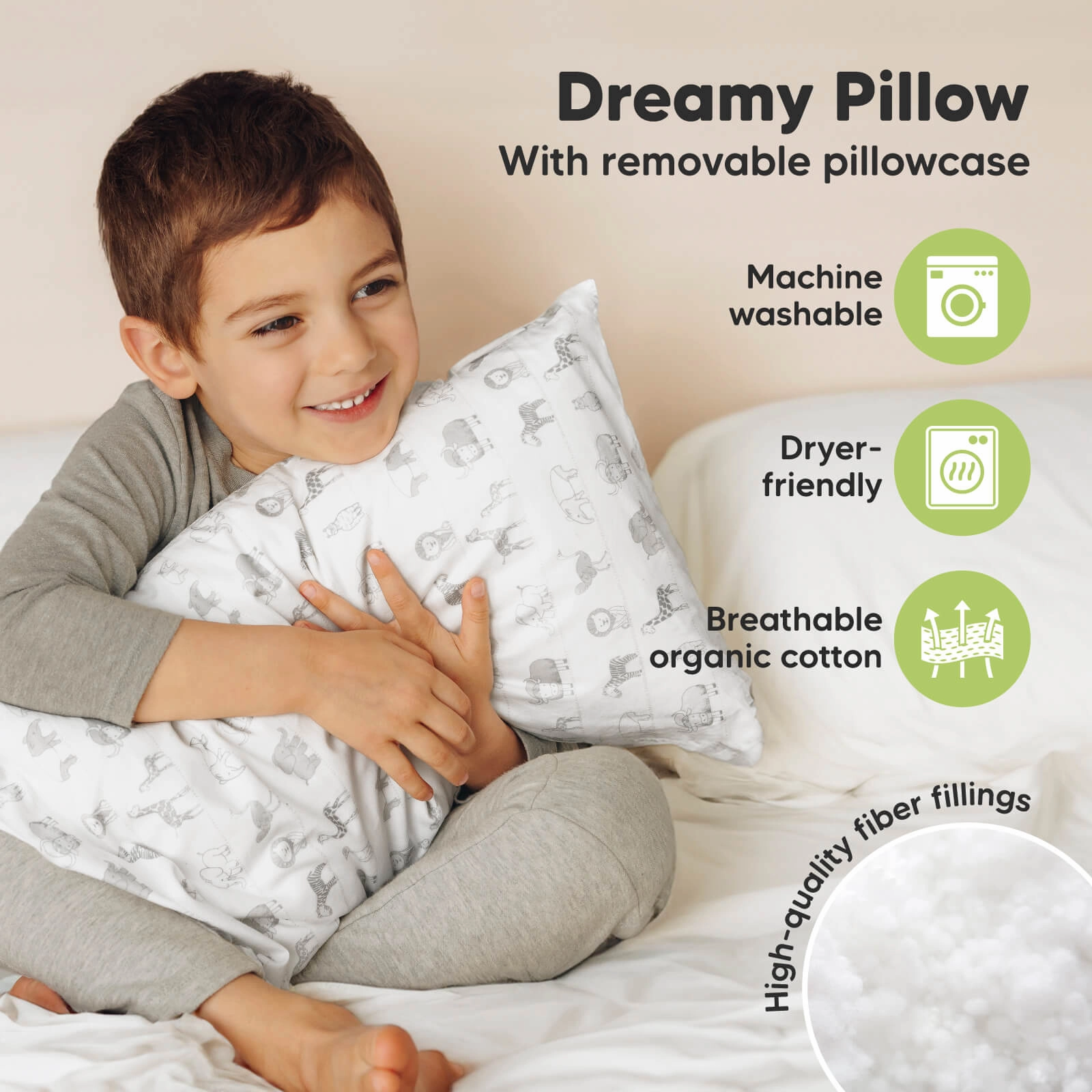 Buddy Toddler Pillow (Savannah)