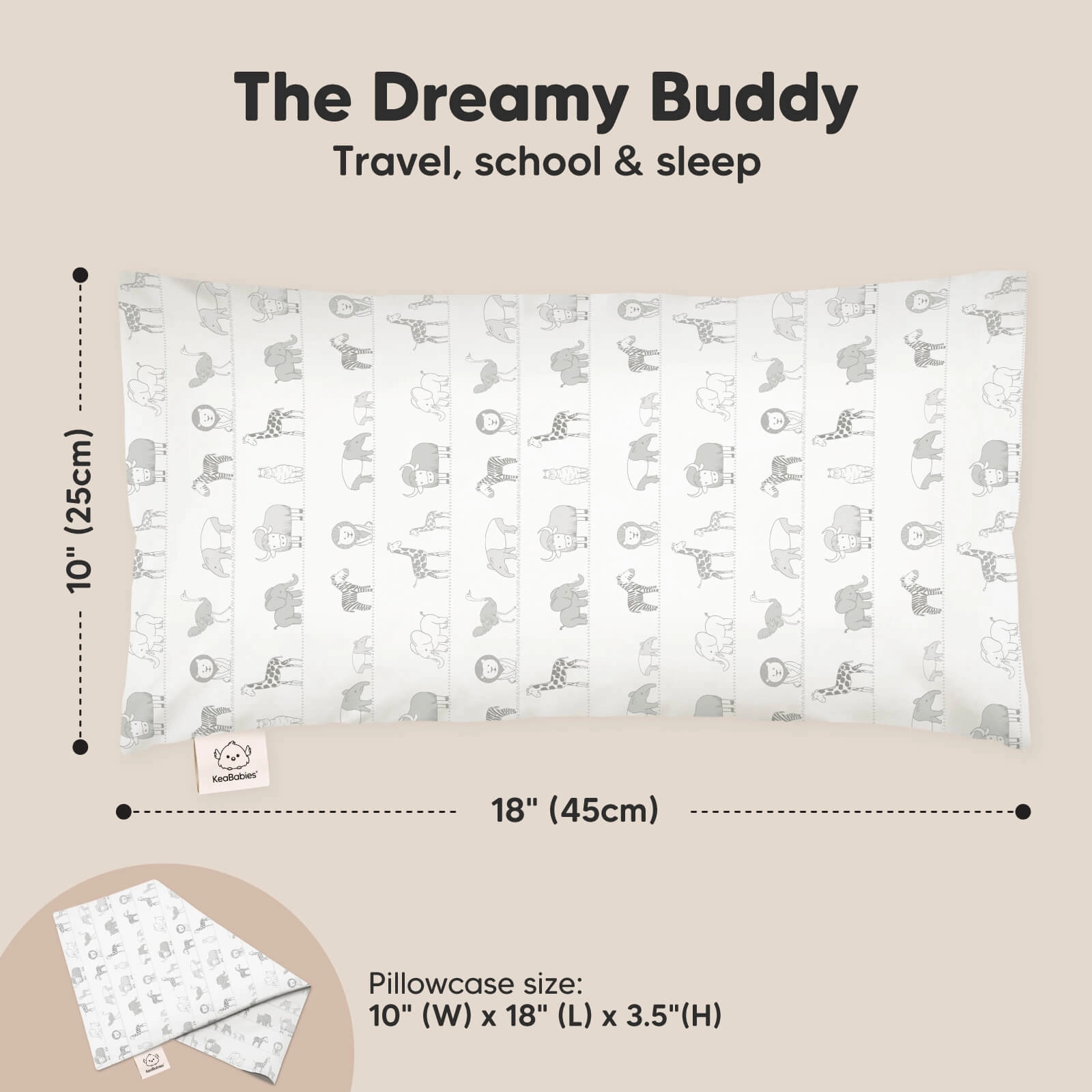 Buddy Toddler Pillow (Savannah)