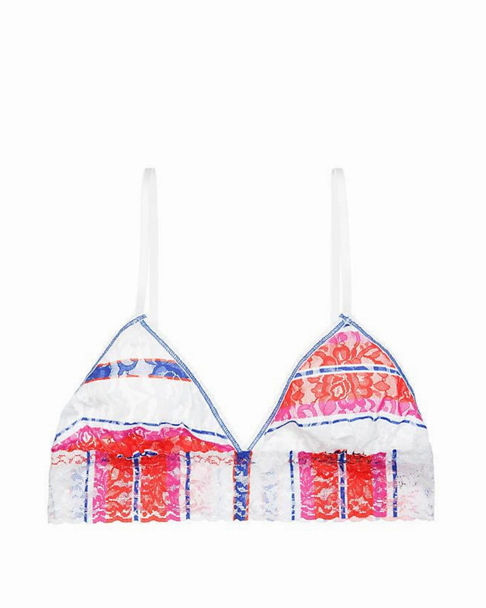 Cabana Stripe Triangle Bralette