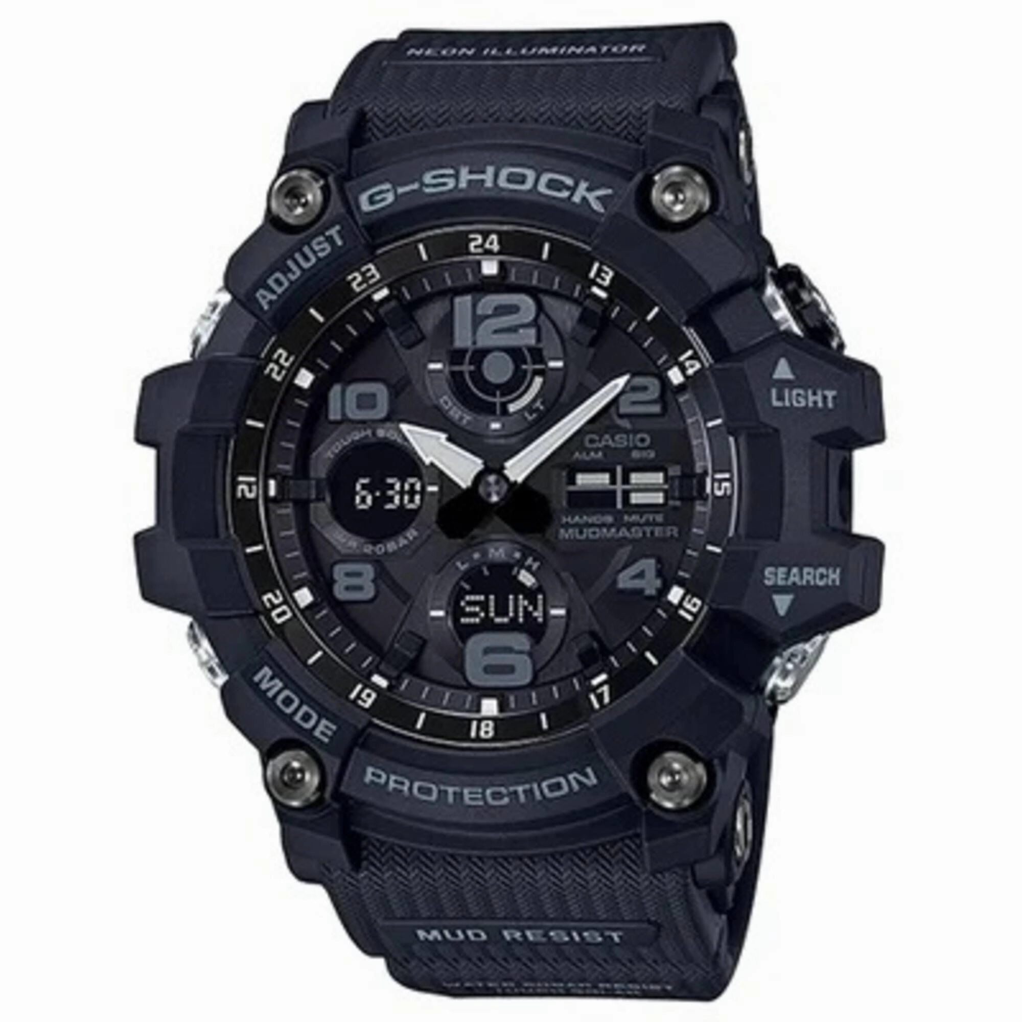 Casio Men's Watch - G-Shock Master of G Mudmaster Black Ana-Digi Dial | GSG100-1A