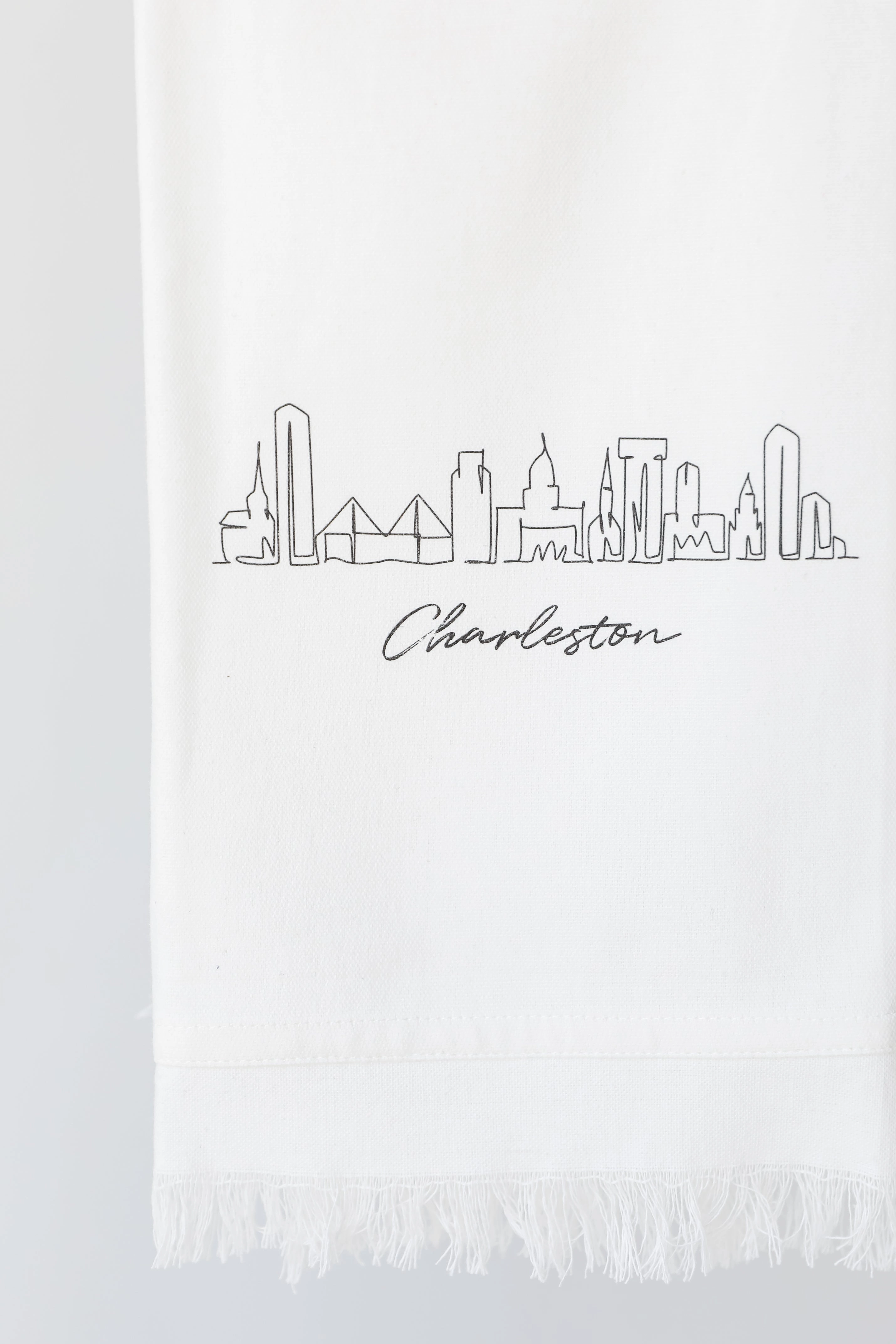 Charleston City Scape Hand Towel