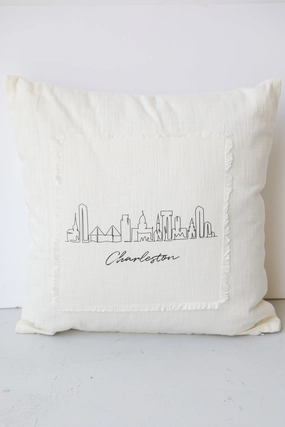 Charleston City Scape Pillow