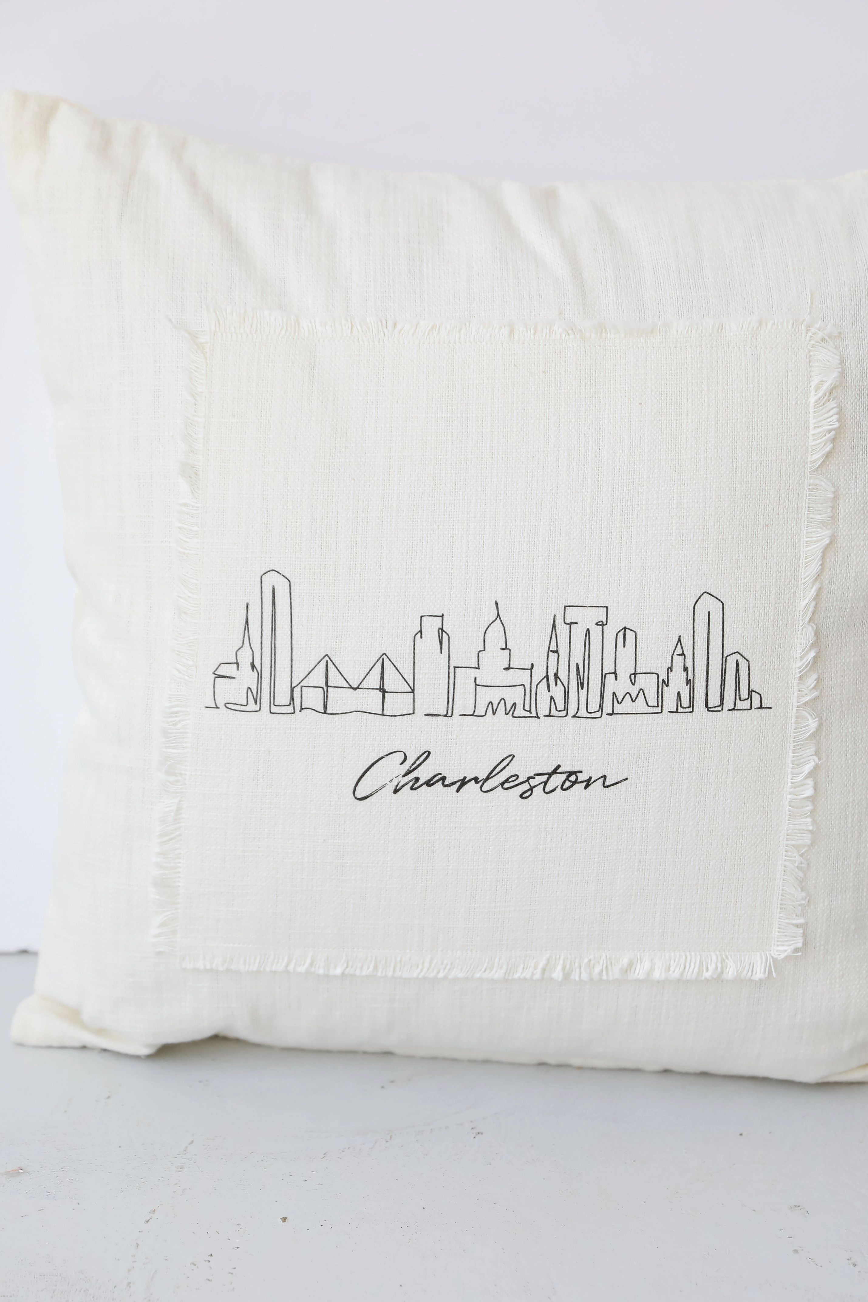 Charleston City Scape Pillow