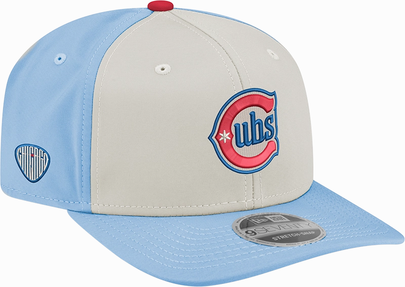 Chicago Cubs New Era Alternate 2 Chrome/ Sky Blue 9SEVENTY Hat