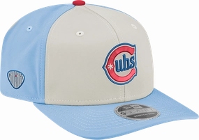 Chicago Cubs New Era Alternate 2 Chrome/ Sky Blue 9SEVENTY Hat