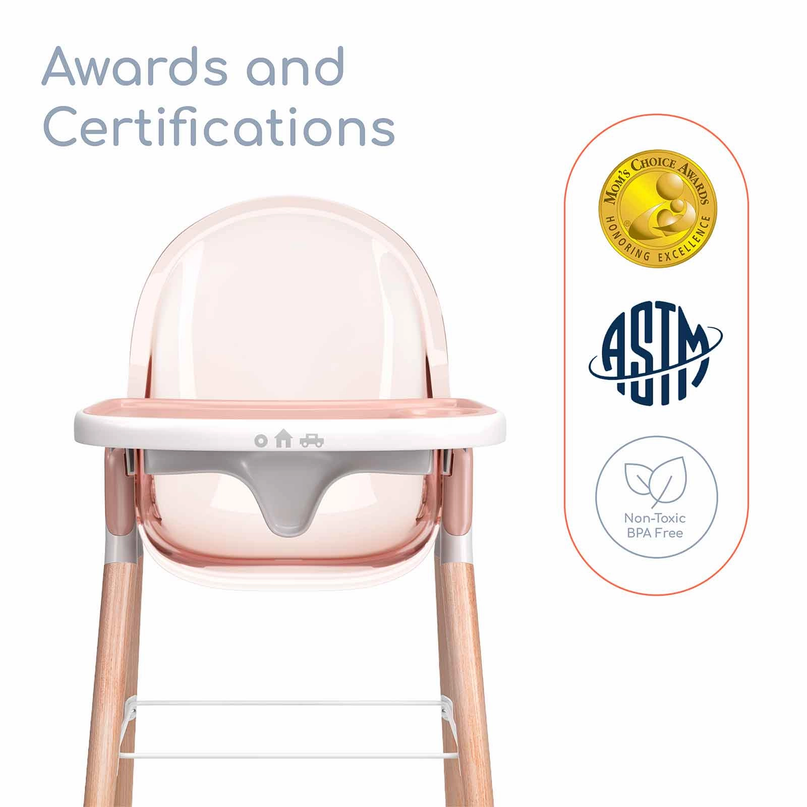Children of Design 6 in 1 Classic High Chair