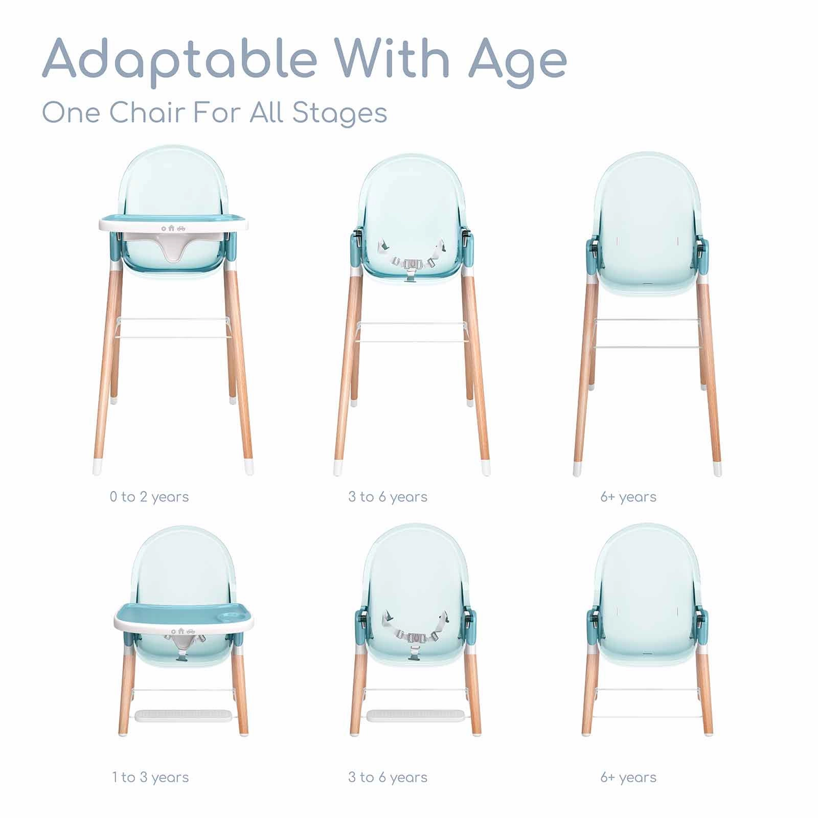 Children of Design 6 in 1 Classic High Chair