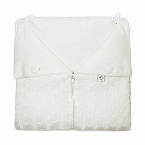 Cocoon Zip-Up Wearable Blanket - Off White