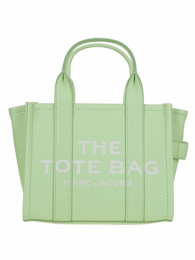 Compact Leather Tote With Removable Shoulder Strap