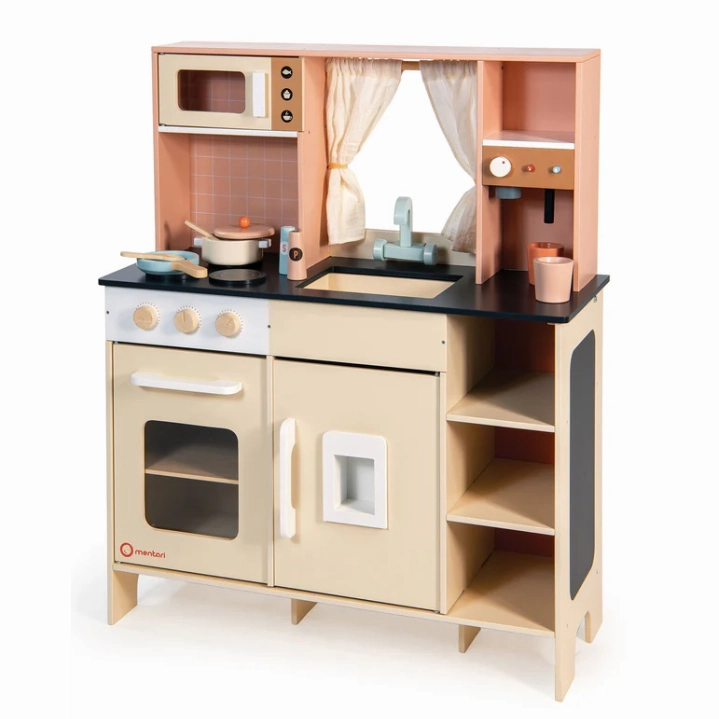 Cream Play Kitchen
