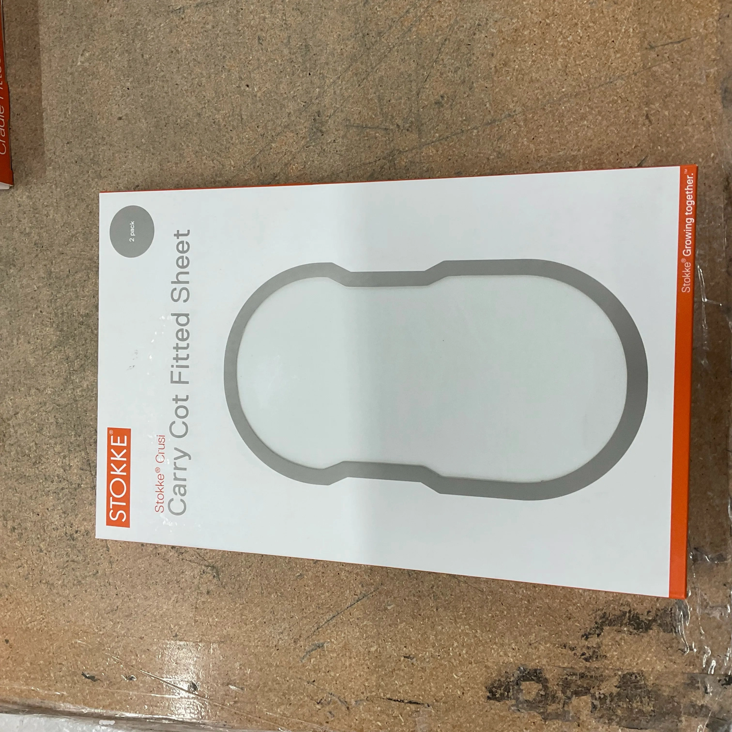 Crusi Carry Cot Fitted Sheet 2pk