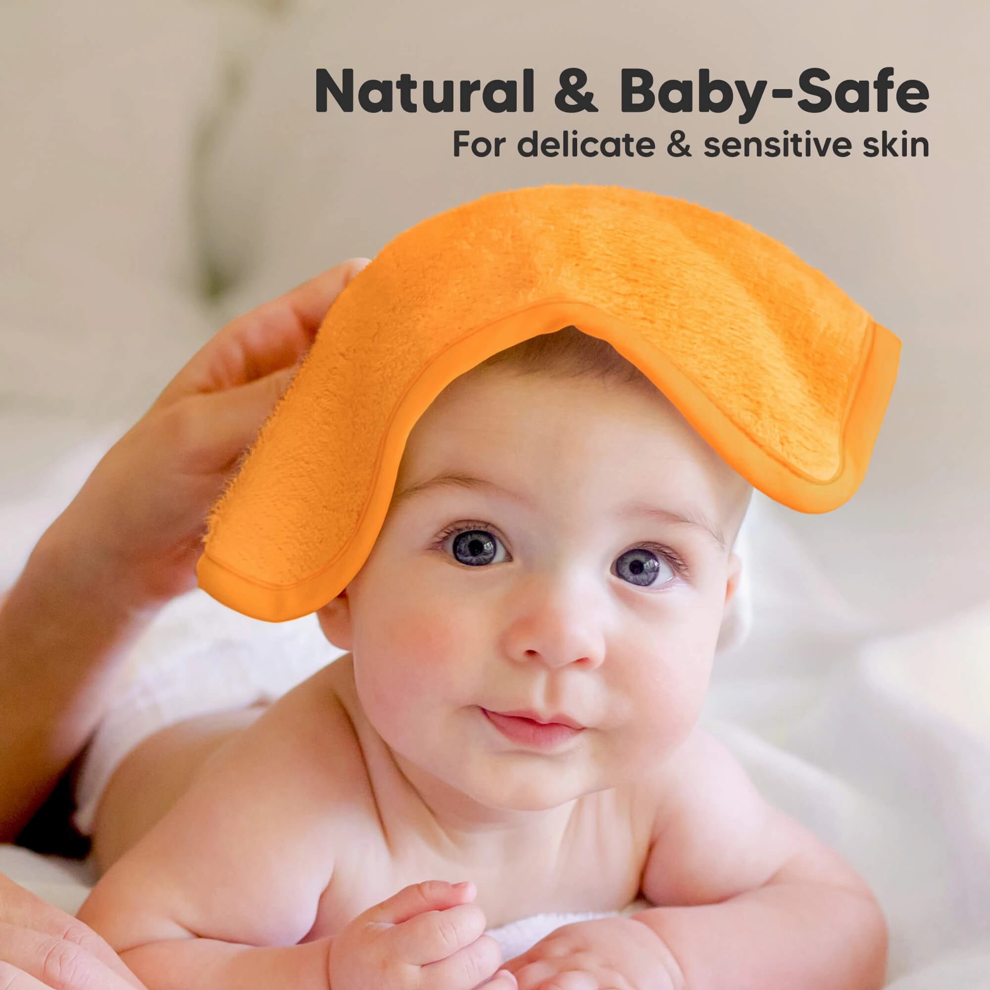 Deluxe Baby Washcloths (Carrot)