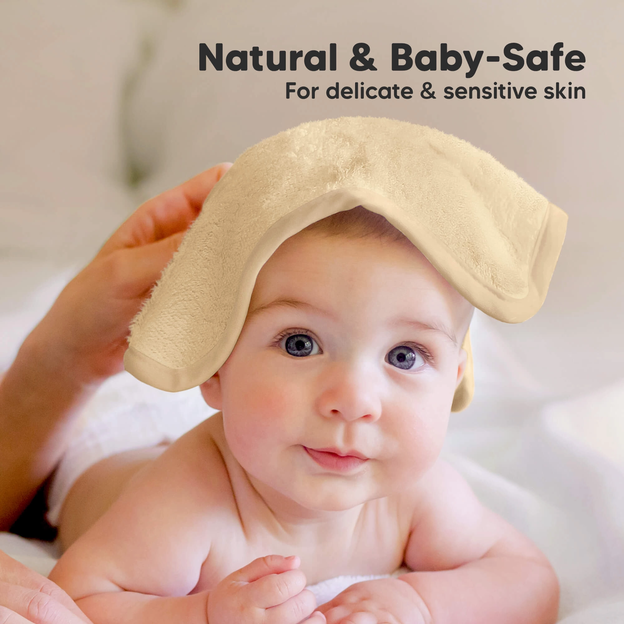 Deluxe Baby Washcloths (Khaki)