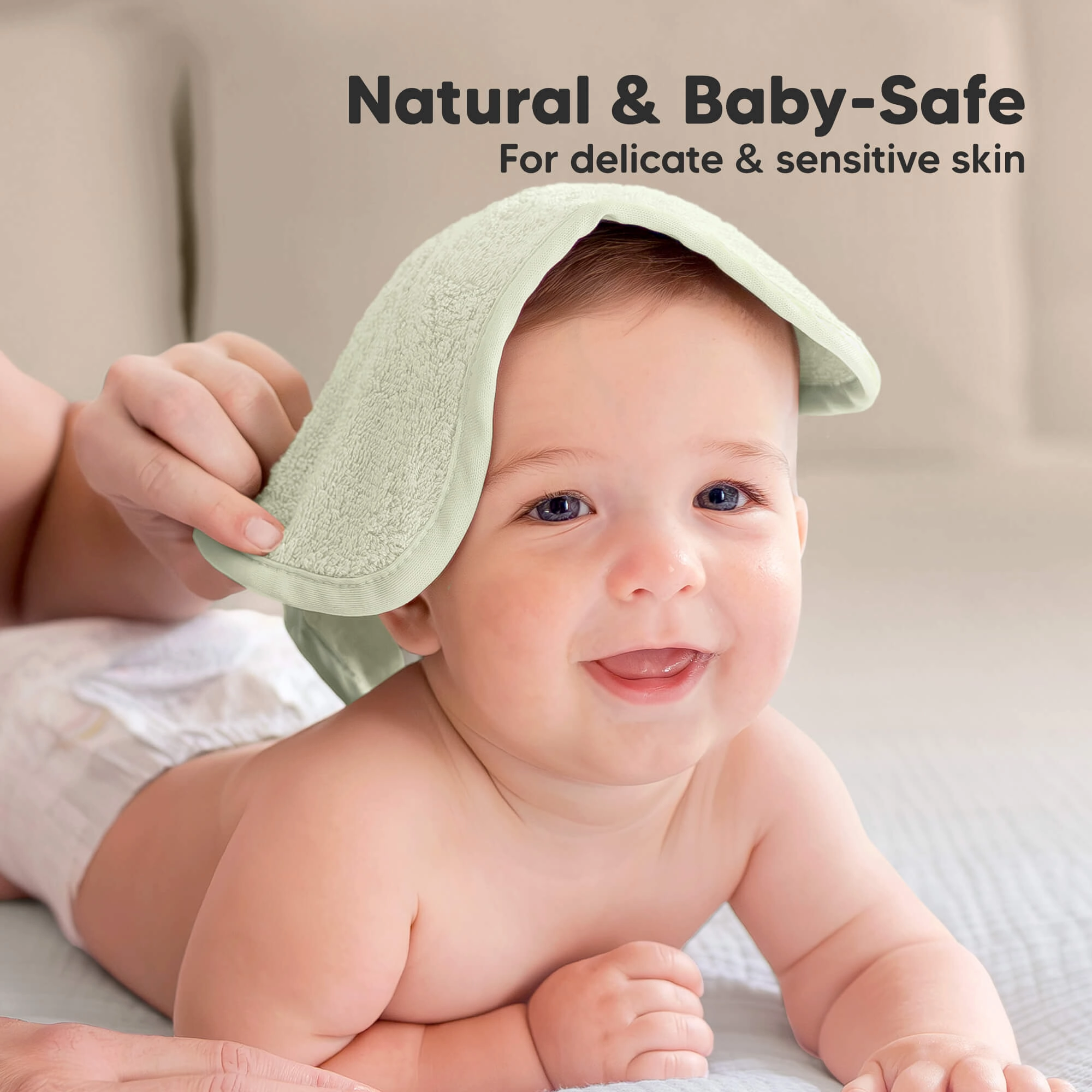 Deluxe Baby Washcloths (Verde)
