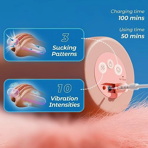 Dory - Male Masturbator with 3 Sucking Patterns and 10 Vibration Settings