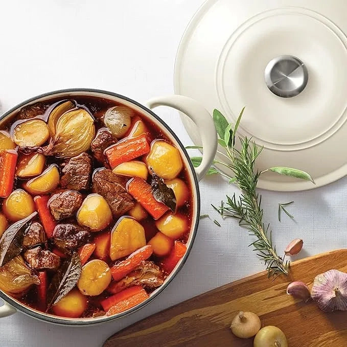 Dutch Oven Set, 2-pack  - White