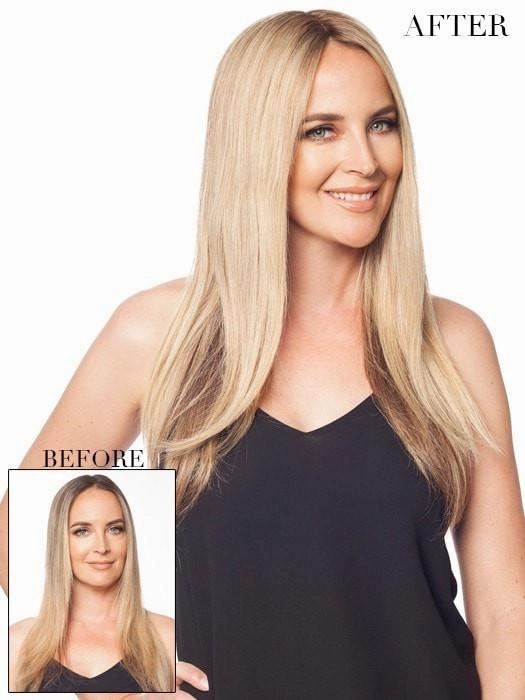 easiPart HH 18" | Remy Human Hair Topper (Mono Top)
