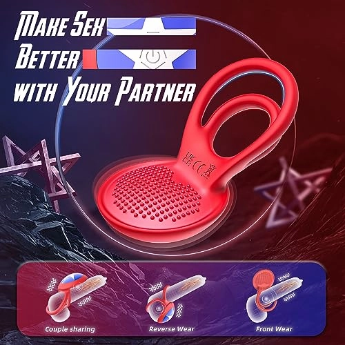 Elara - Vibrating Cock Ring with Vibration Settings for Couples