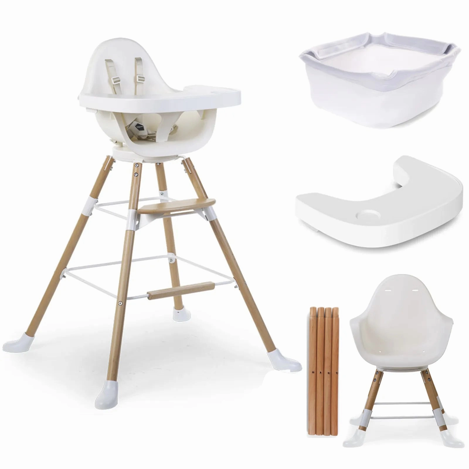 Evolu ONE.80° High Chair   Cushion - Teddy Bundle