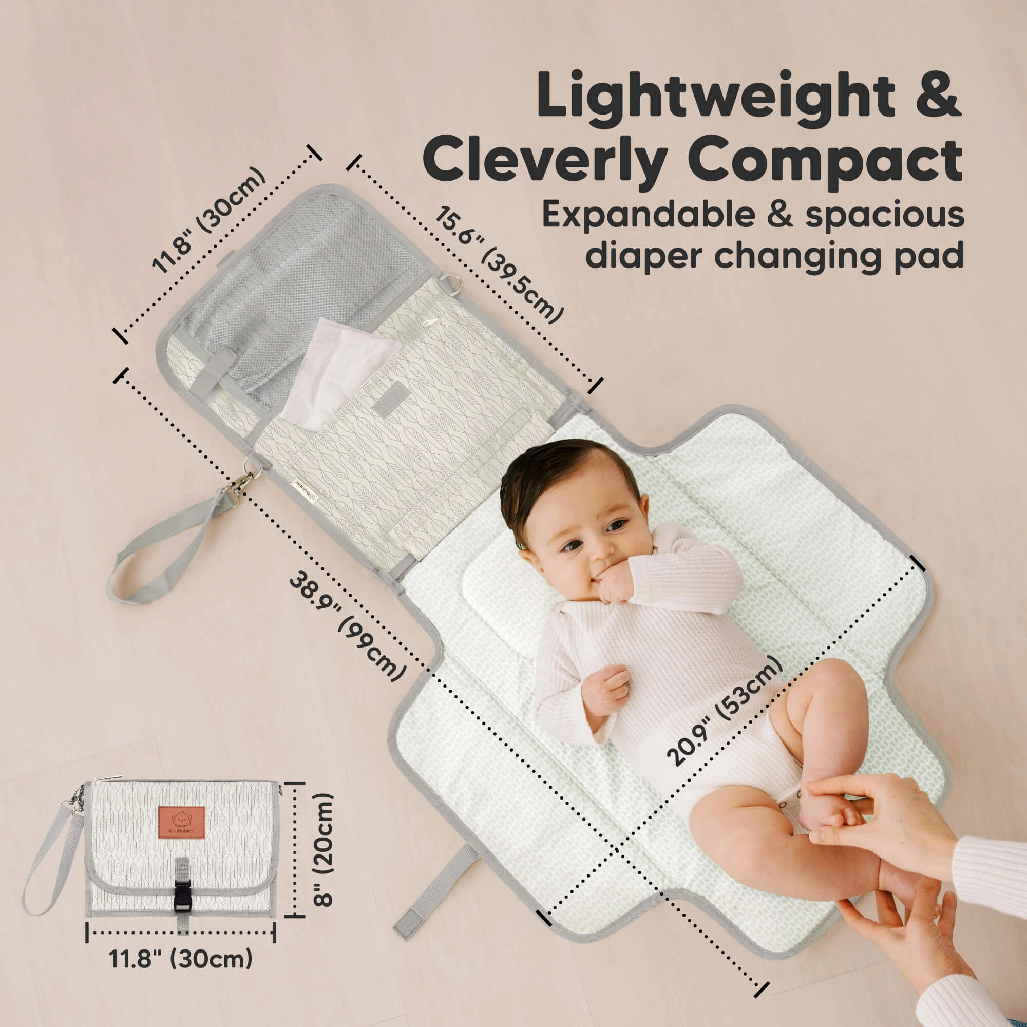 Ezee Diaper Changing Pad (Prism)
