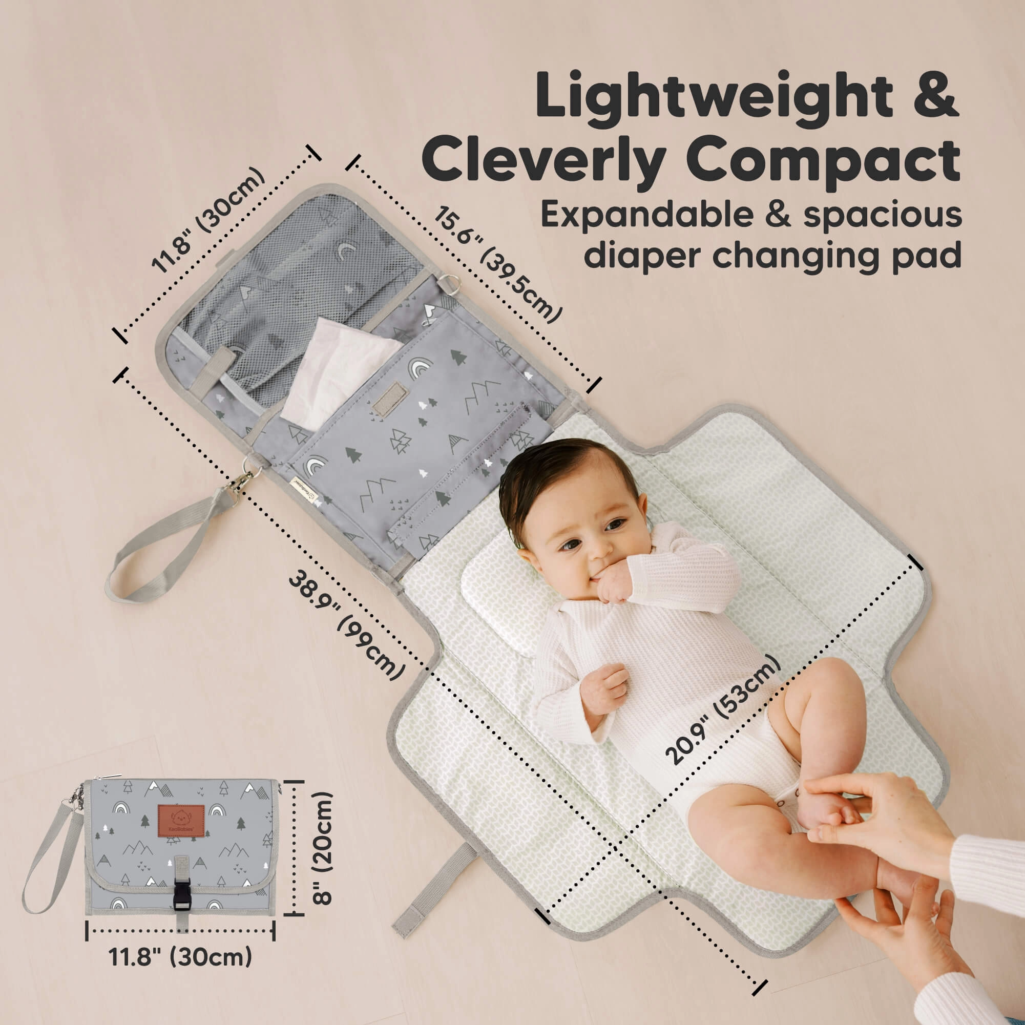 Ezee Diaper Changing Pad (Woodland)