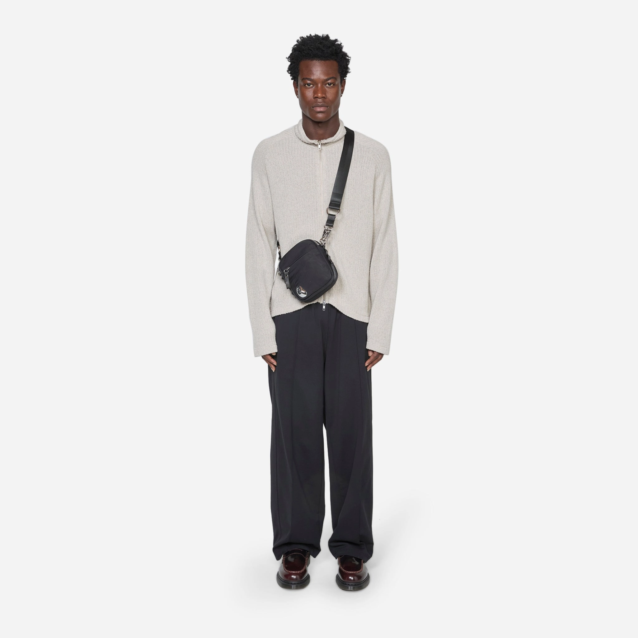 Factory Bag Small Black | Chrome