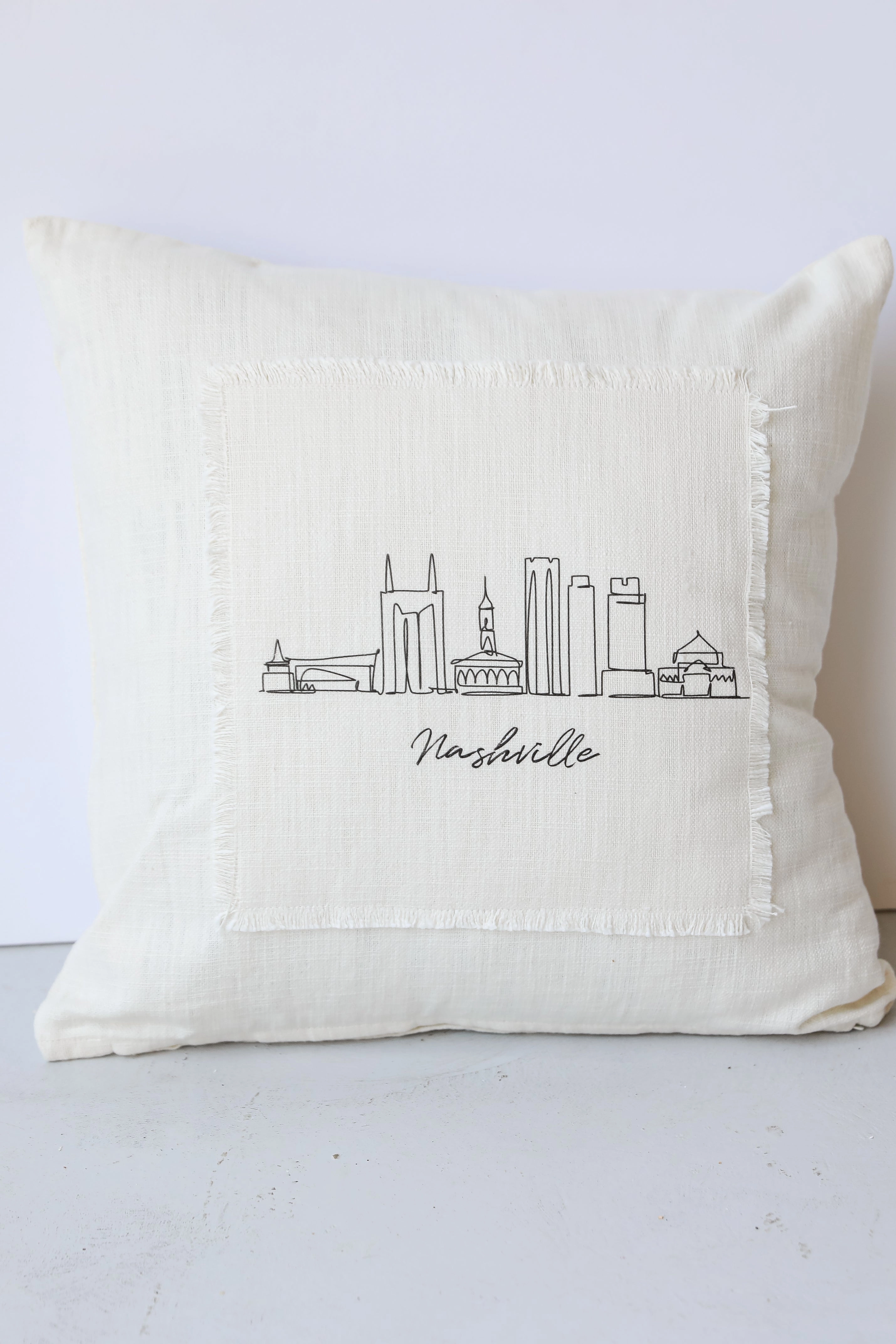 FINAL SALE - Nashville City Scape Pillow