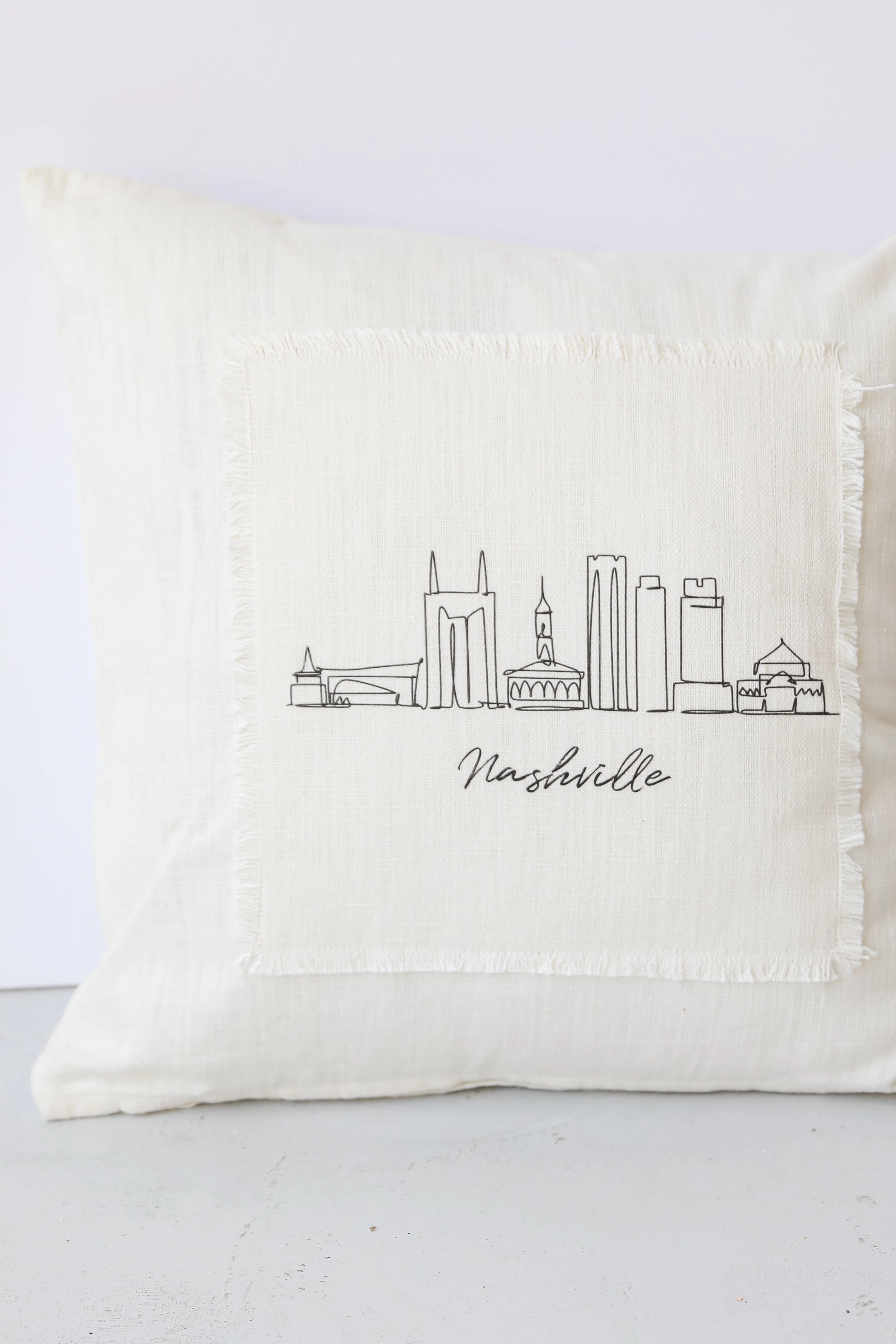 FINAL SALE - Nashville City Scape Pillow