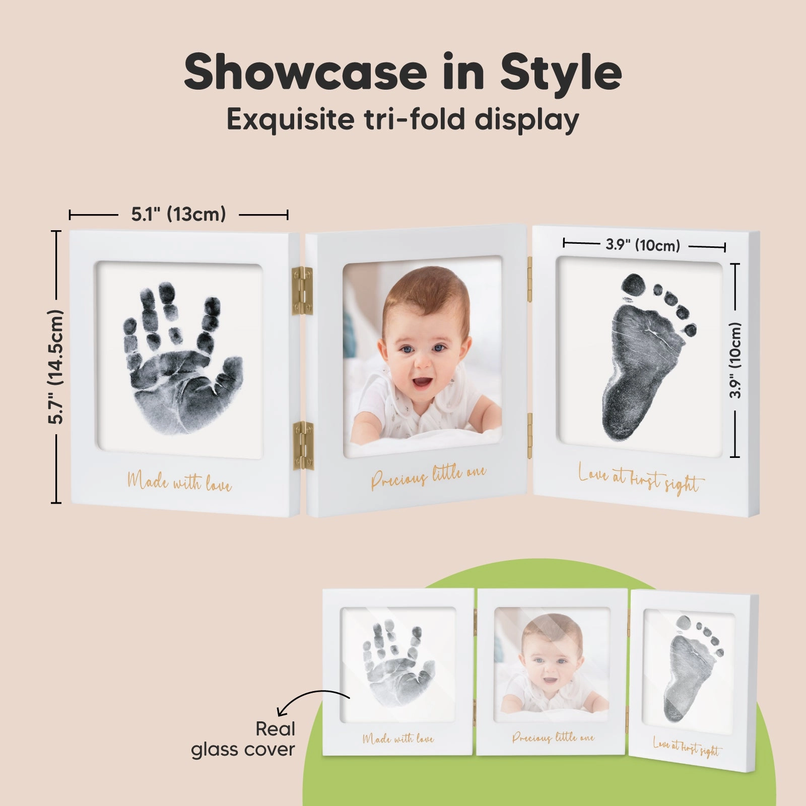 Fond Clean Touch Inkless Hand and Footprint Frame