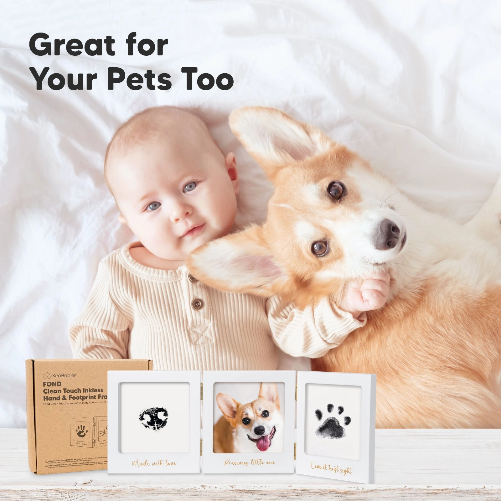 Fond Clean Touch Inkless Hand and Footprint Frame