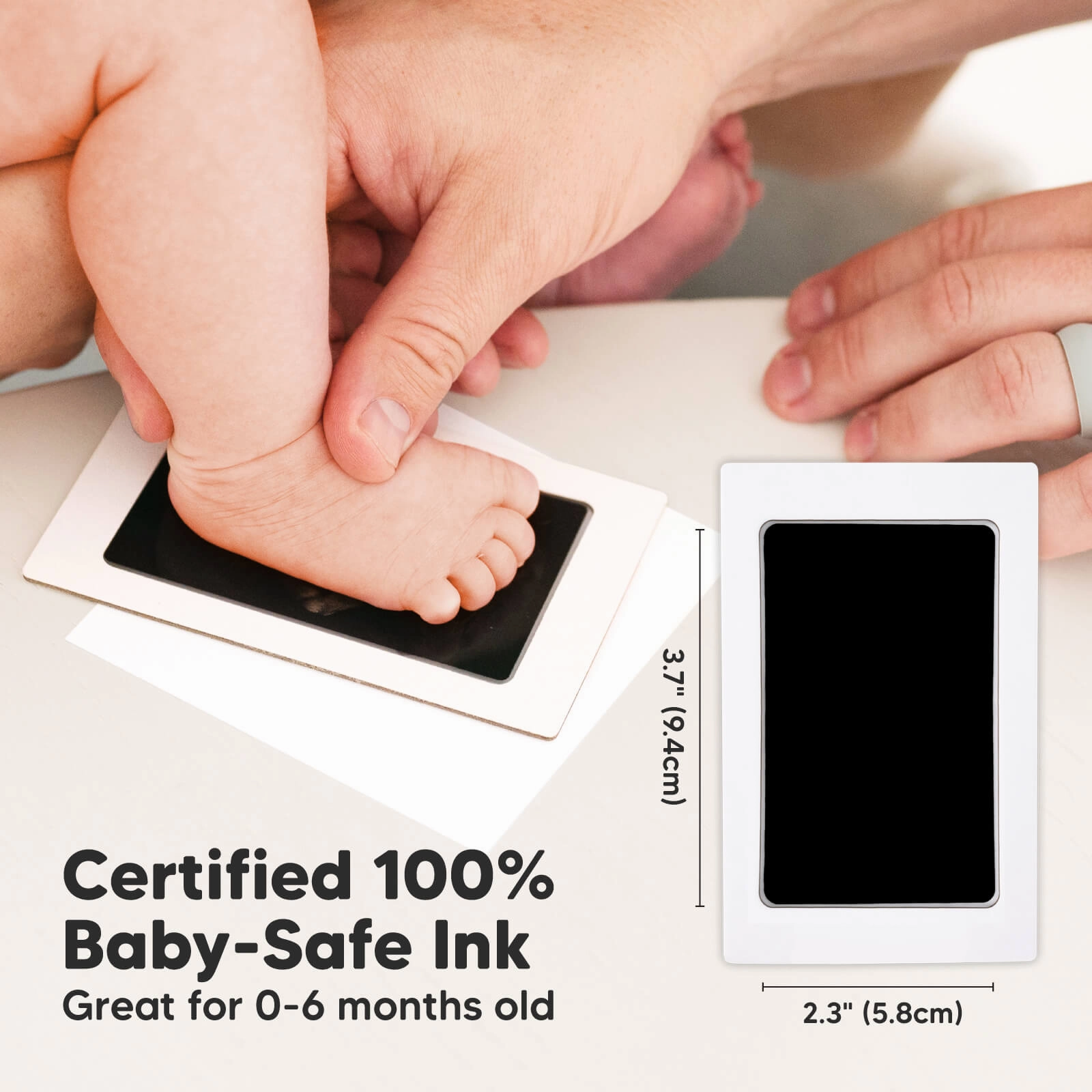 Fond Clean Touch Inkless Hand and Footprint Frame