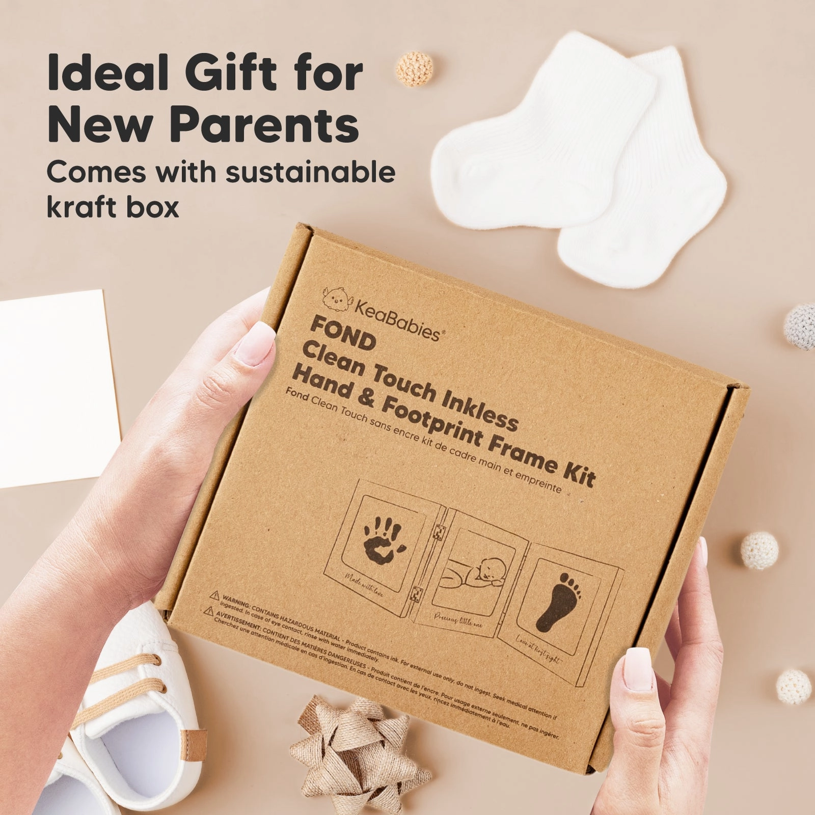 Fond Clean Touch Inkless Hand and Footprint Frame