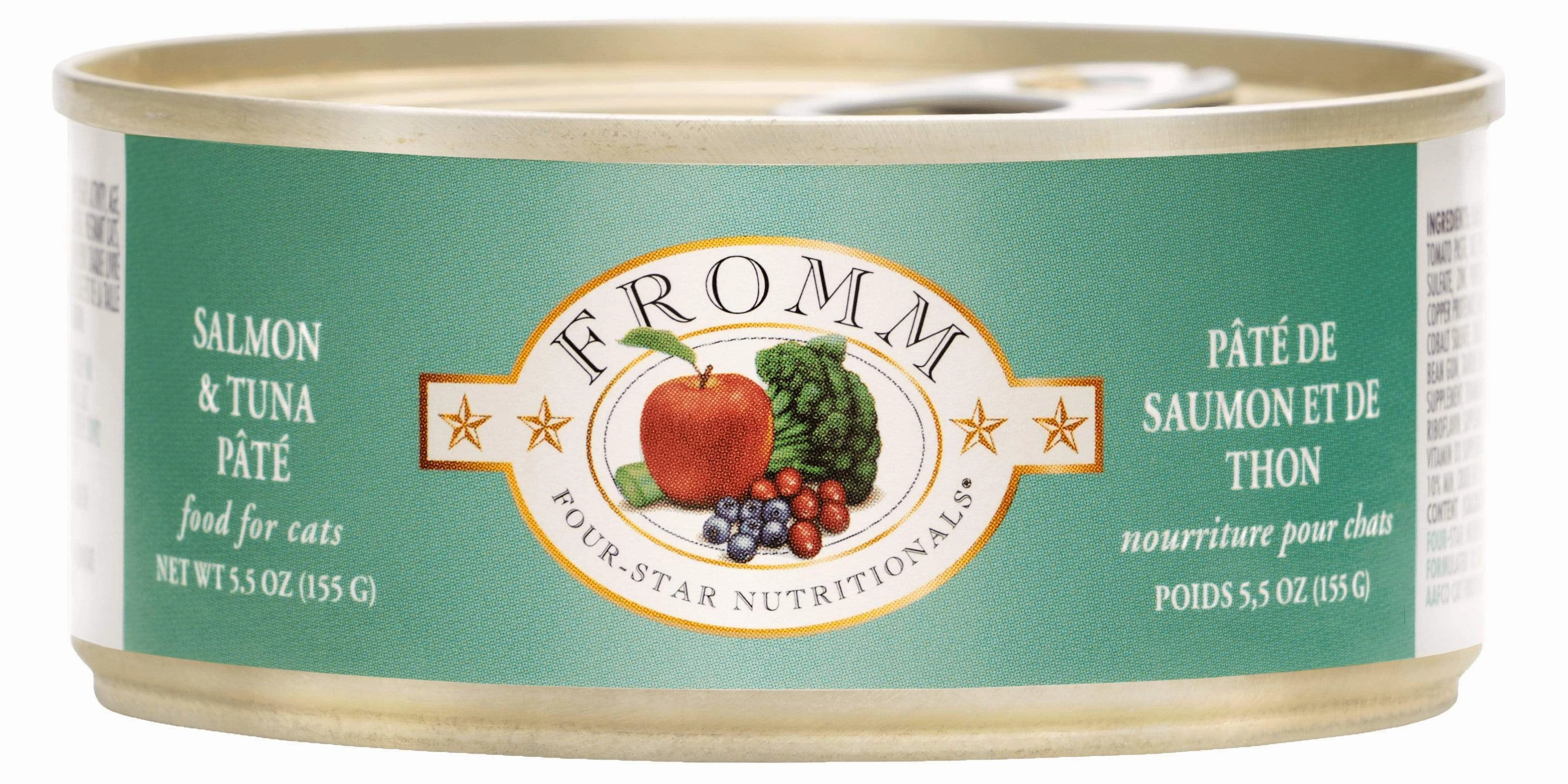 Fromm Four-Star Grain-Free Salmon & Tuna Pate Canned Cat Food
