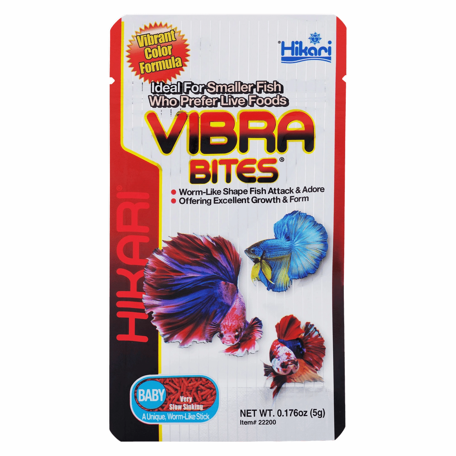 Hikari® Vibra Bites® Baby For Small Mouthed Fish 0.18 Oz