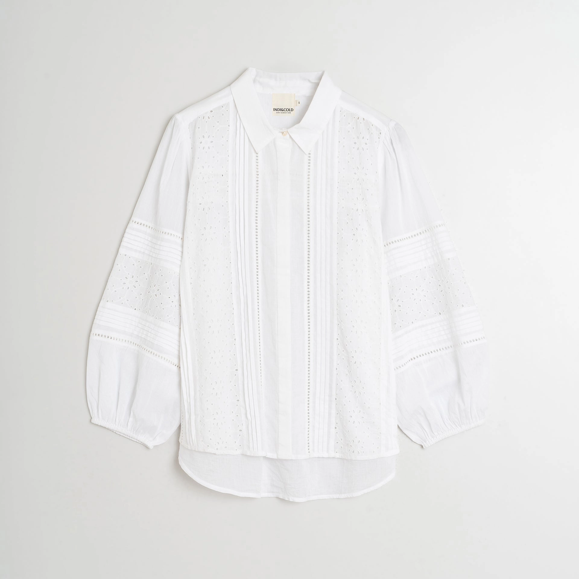 Indi & Cold White Organic Broderie Shirt