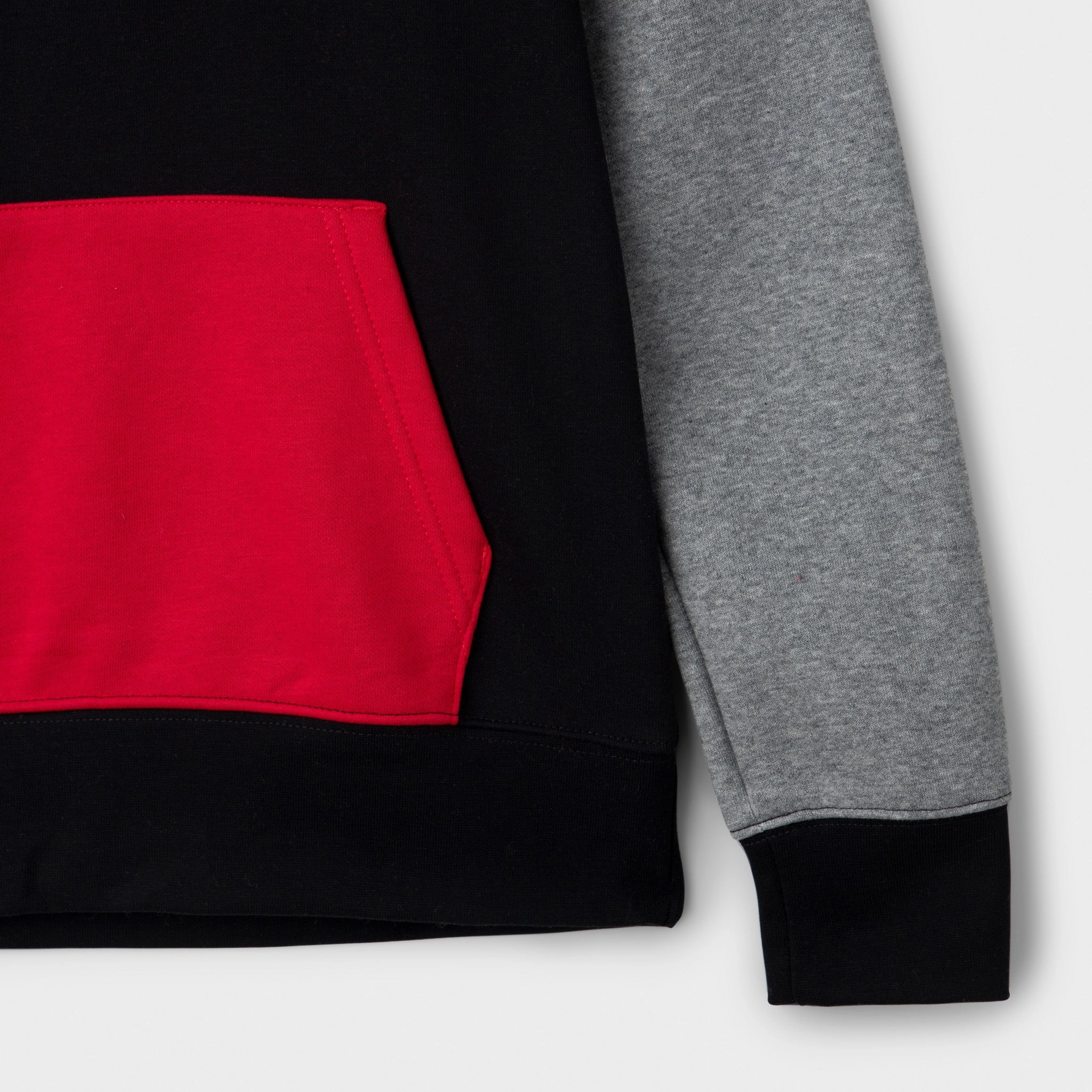 Jordan Juniors' Brooklyn Pullover Hoodie Black / Gym Red