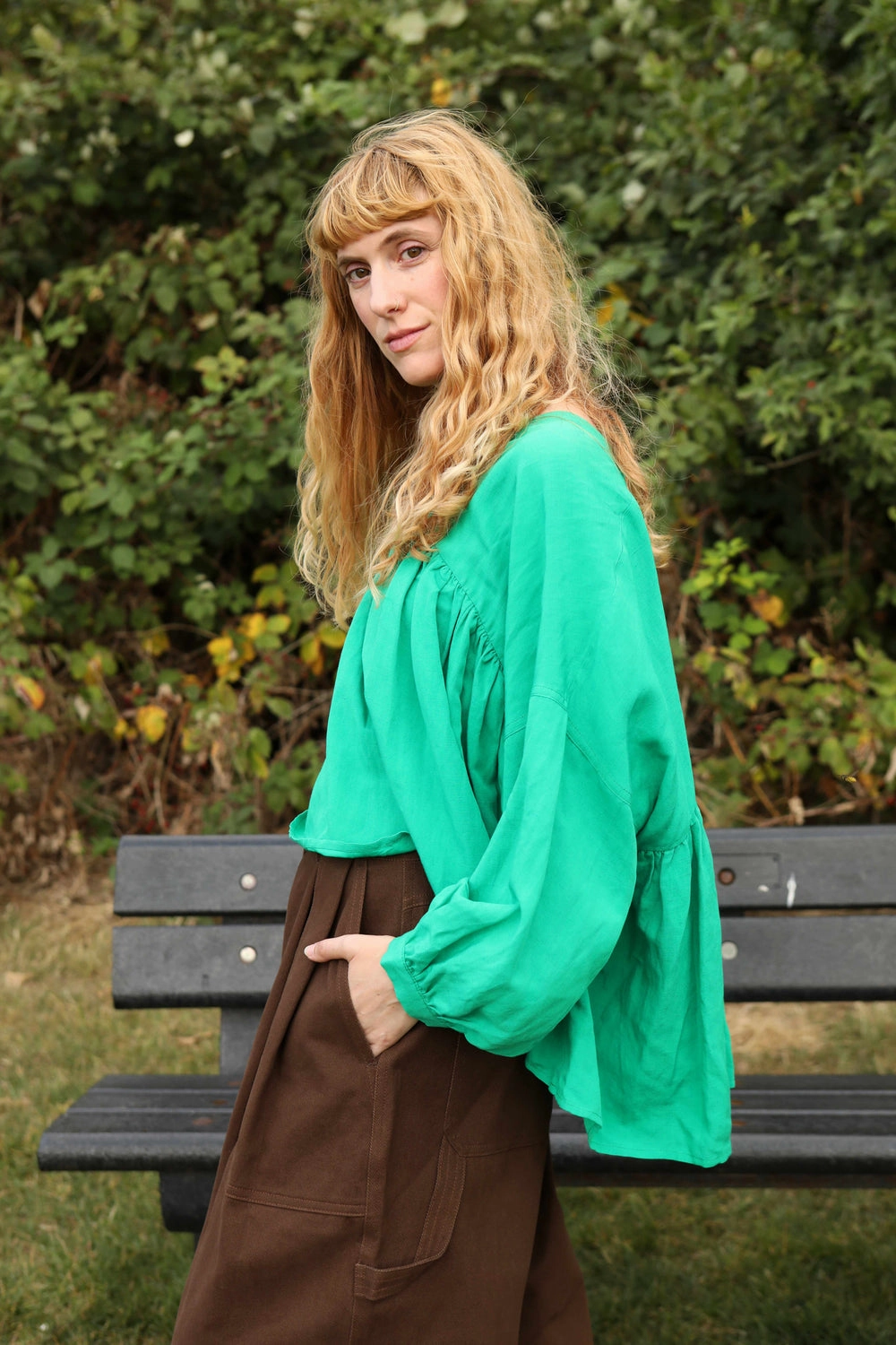 L F Markey Grass Ballard Top