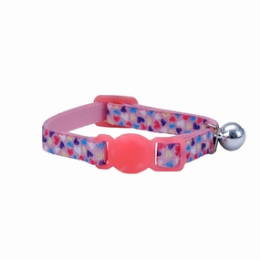 Li'l Pals® Elastic Kitten Collar, Pink Hearts