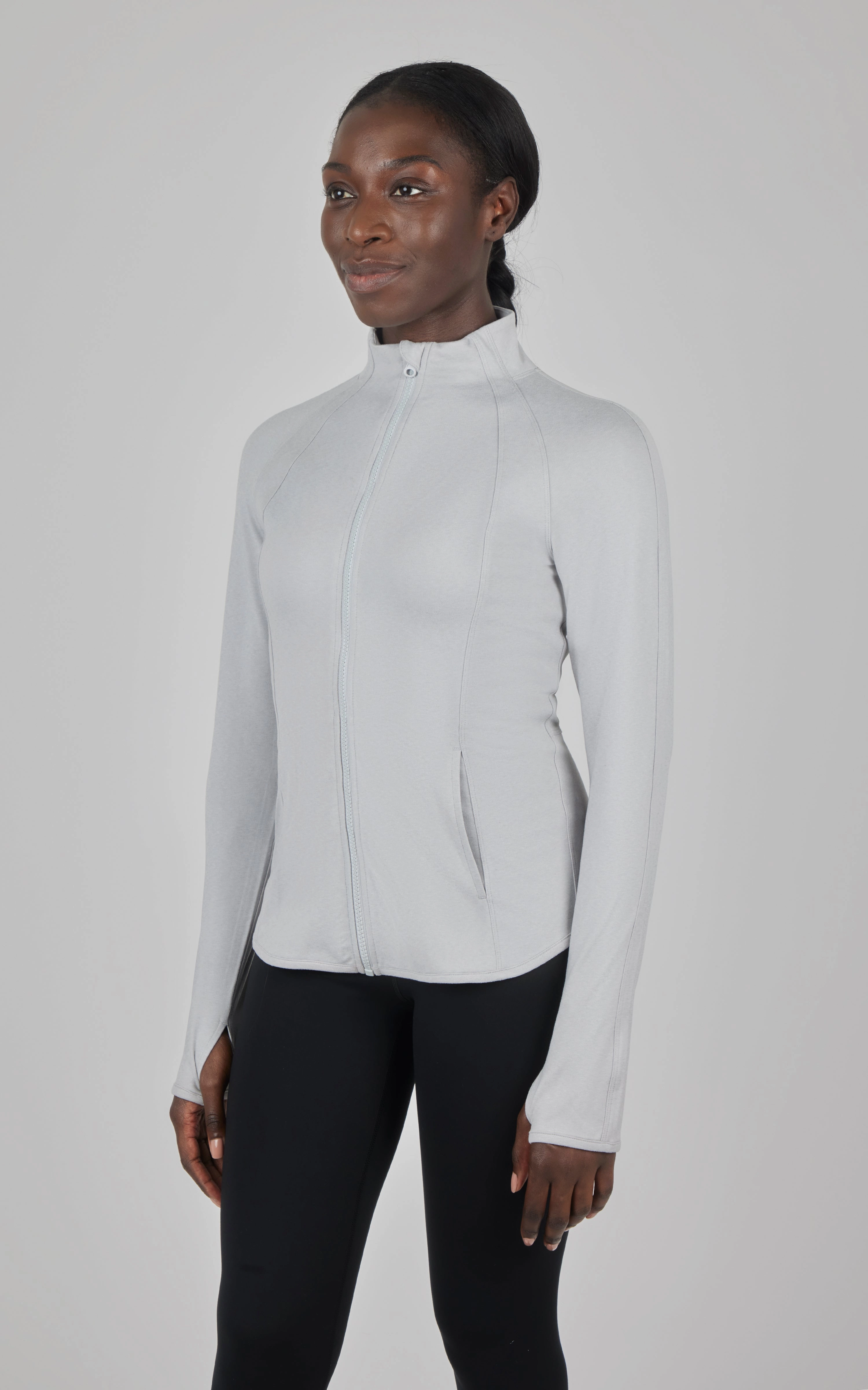Lux Flared Full Zip Jacket