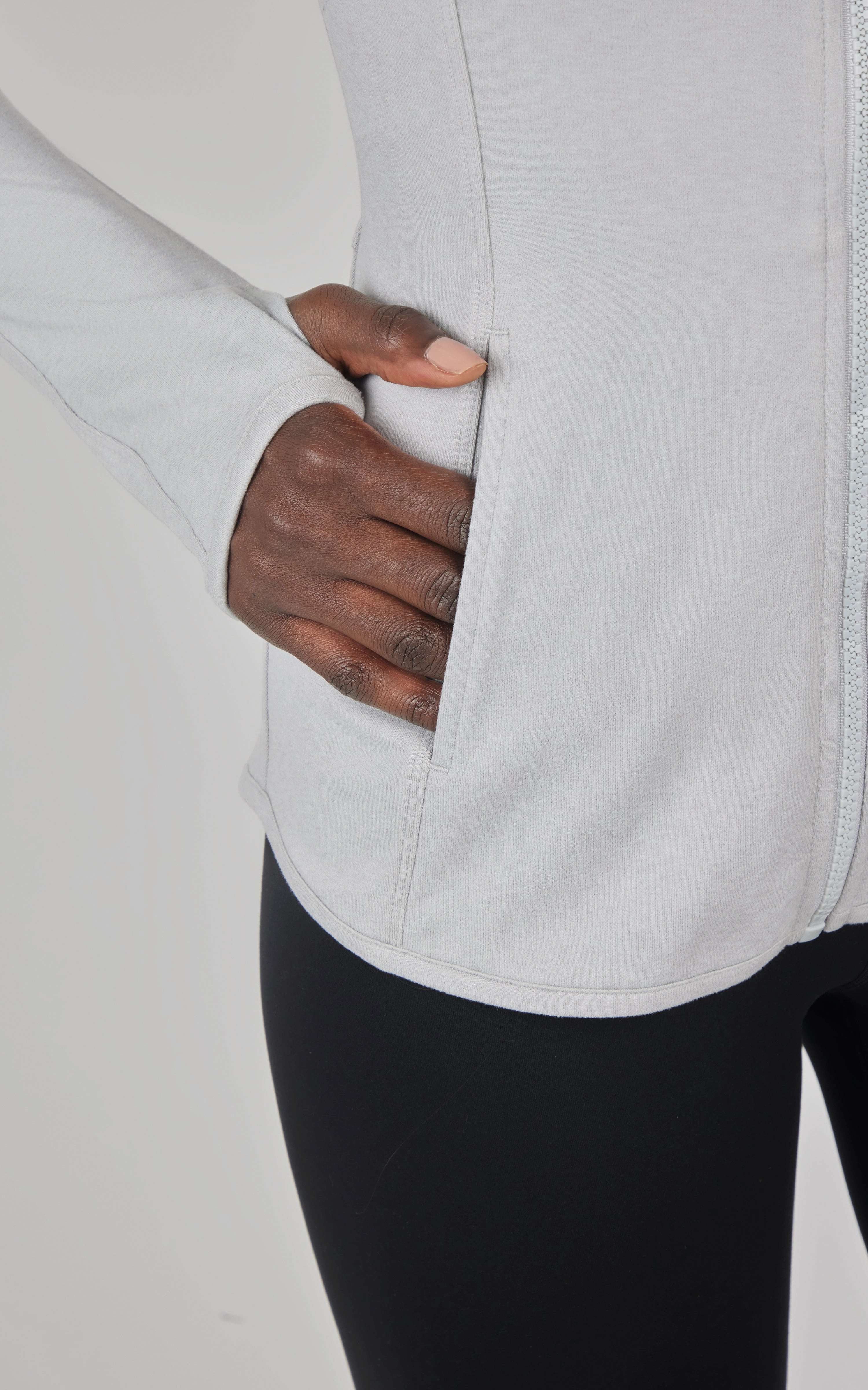 Lux Flared Full Zip Jacket