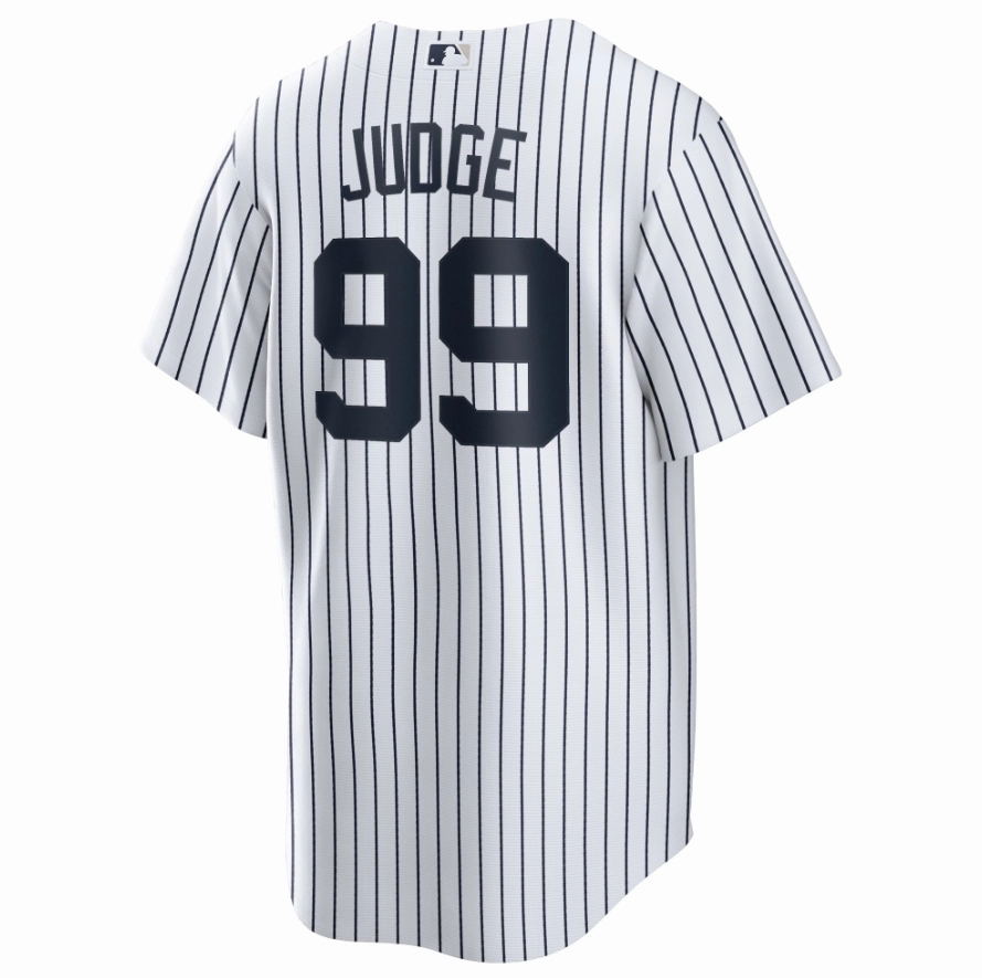 Men's Aaron Judge New York Yankees Nike Home White Replica Jersey