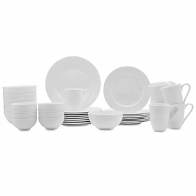 Mikasa Tate 40-Piece Dinnerware Set - White