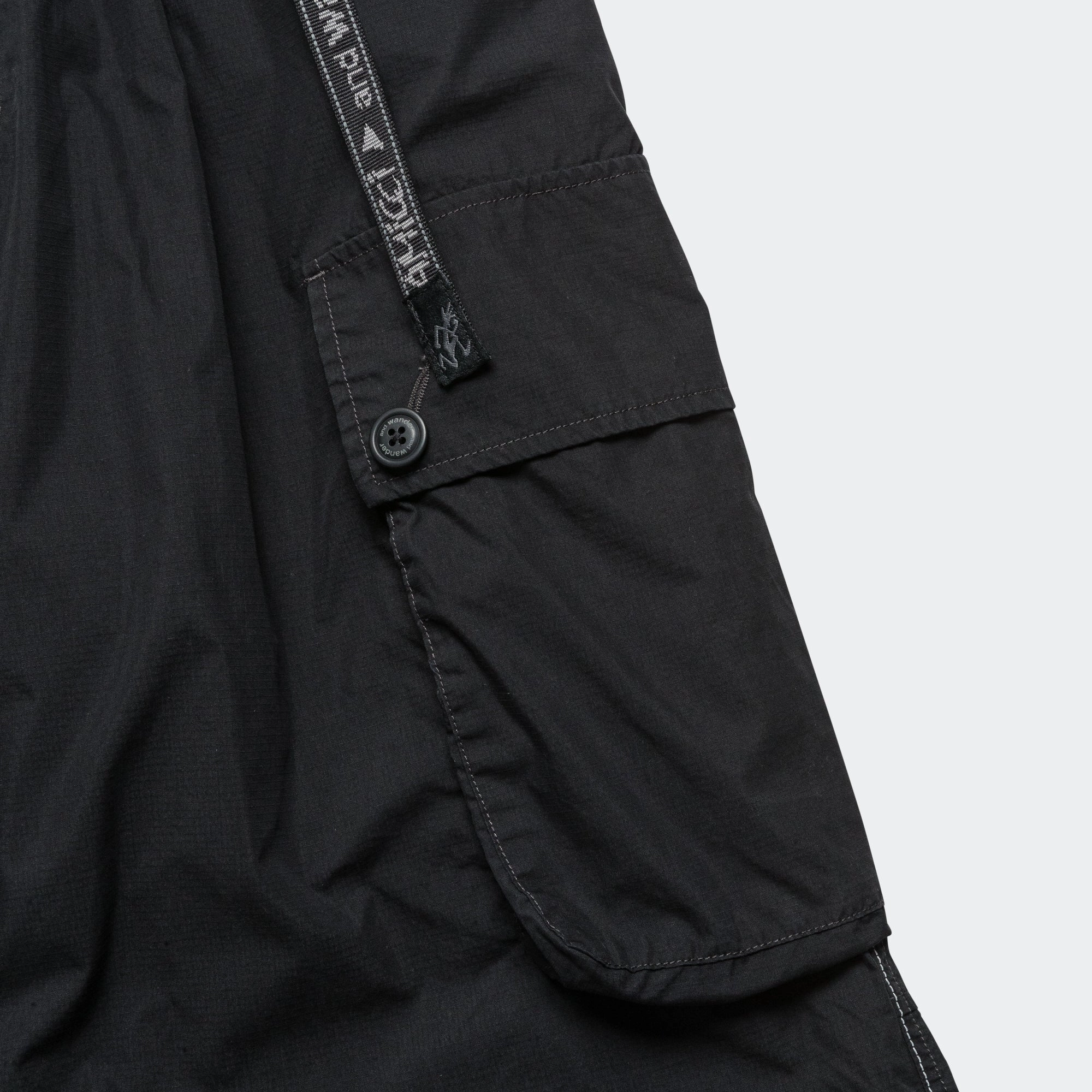 Military Wide Pant x and wander - Black